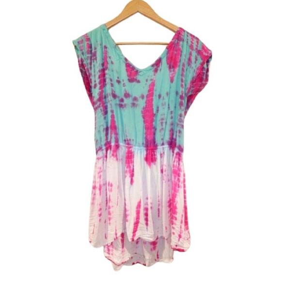 OndadeMar boho tie dye swimsuit wrap cover up - Picture 3 of 8